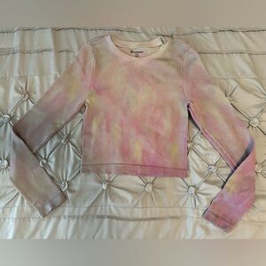 No Boundaries Pastel Tie-Dye Ribbed Top